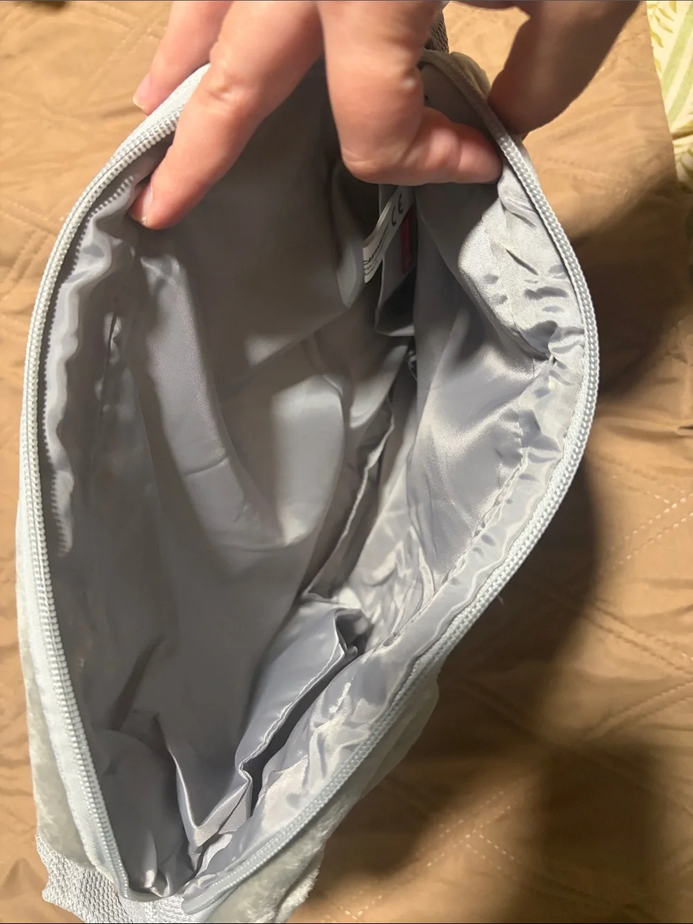 Gray to Totoro Face Crossbody Pouch